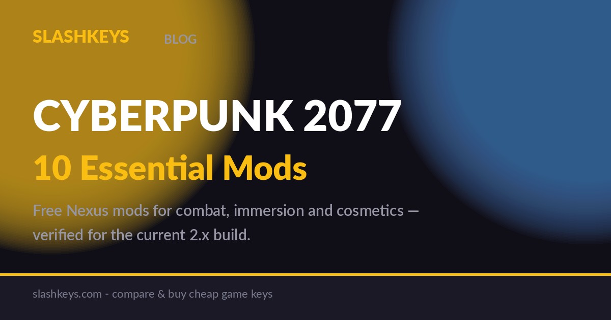 Best Mods for Cyberpunk 2077 (2026): 10 Essential Mods