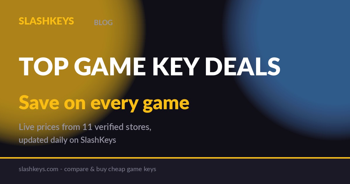Top Game Key Deals Today — Save Up to 76% vs Steam