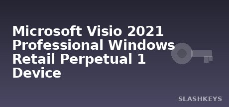 Microsoft Visio 2021 Professional Windows Retail Perpetual 1 Device